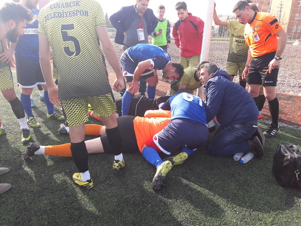 Kalecinin dili boğazına kaçtı