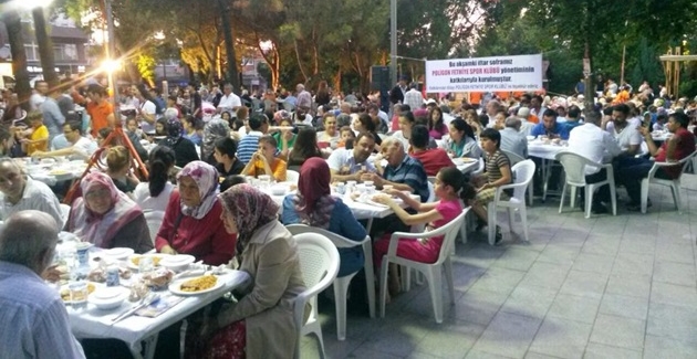 Poligon Fethiyespor iftar yemeğinde buluştu