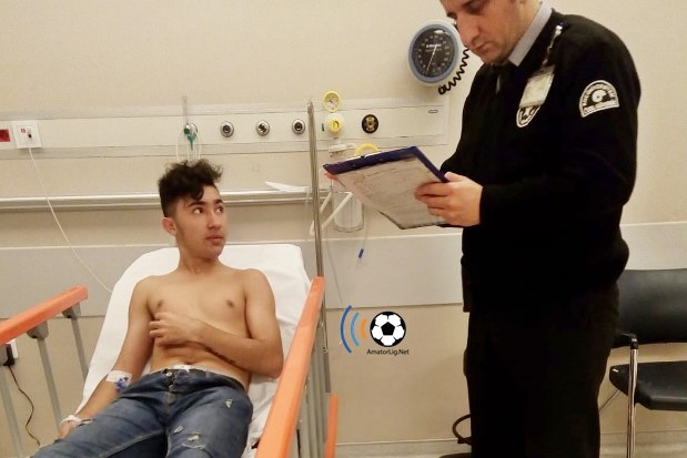 U17 maçında 6 futbolcu darp oldu 8 kırmızı çıktı