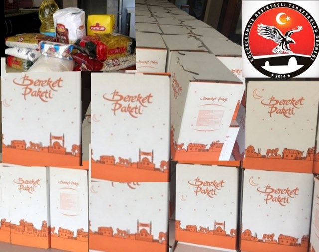 Küçükçekmece Beşiktaşlılardan gıda yardımı