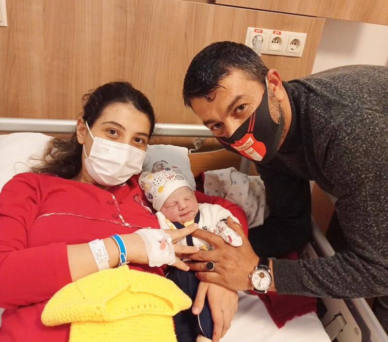 Feriköylü Mahir Kılıç’ın Babalık sevinci