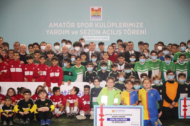 Zeytinburnu Belediyesi’nden amatörlere destek