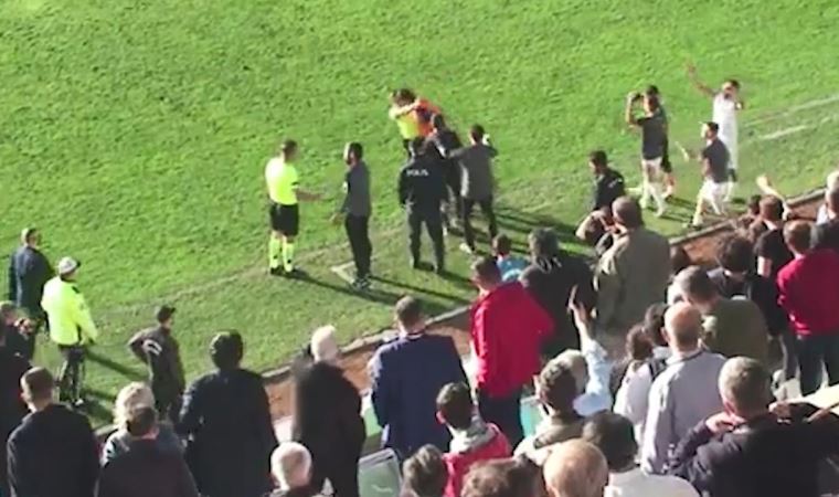 Futbolcu hakeme kafa attı kulüp sözleşmesini feshetti