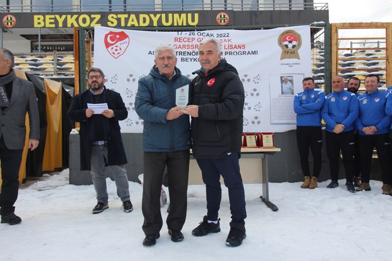 Recep Gürbaşak Antrenörlük Kursu tamamlandı