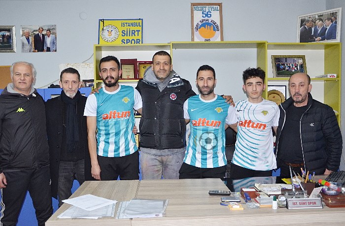 Sinan, Orhan ve Berkay İstanbul Siirtspor’da