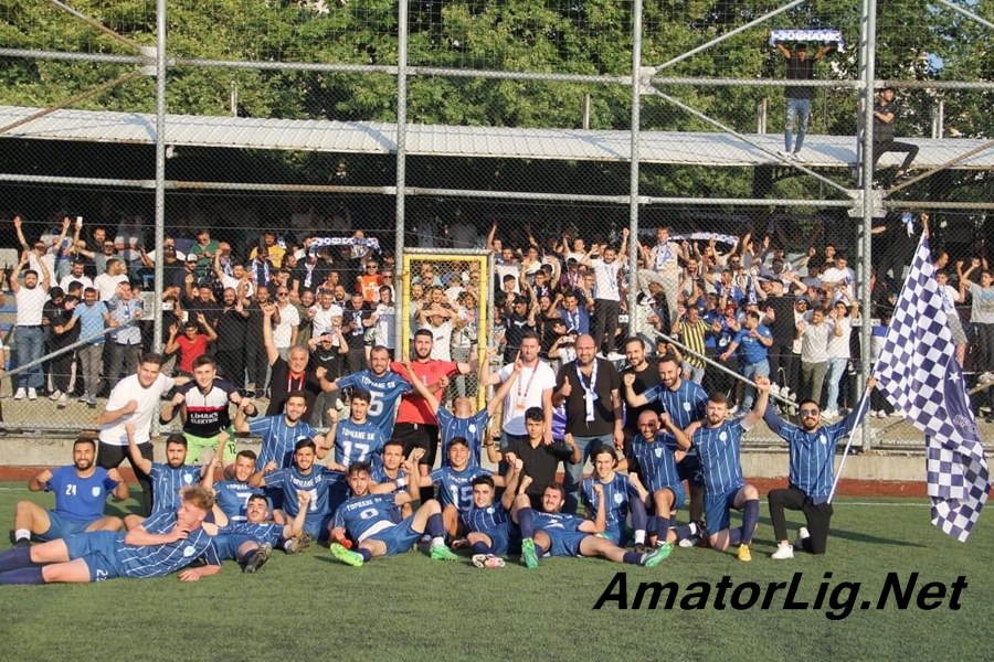 Tophane Tayfunspor şampiyonluğunu ilan etti
