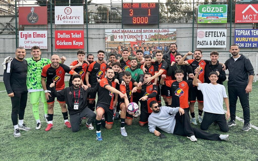 Gazi Mahallesi 3-1’le zirve takibini sürdürdü