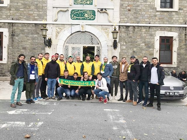 Kağıthanespor taraftarından anlamlı ziyaret