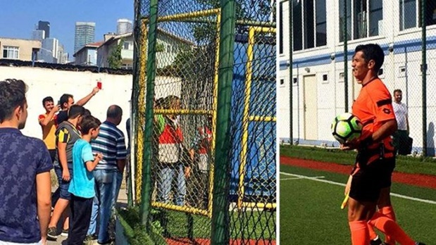 Deniz Ateş Bitnel’e kırmızı kartlı protesto!