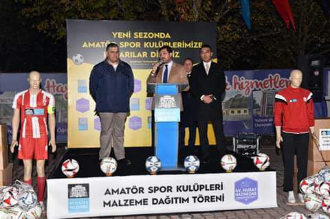 Beşiktaş’ta Amatör kulüplere malzeme yardımı