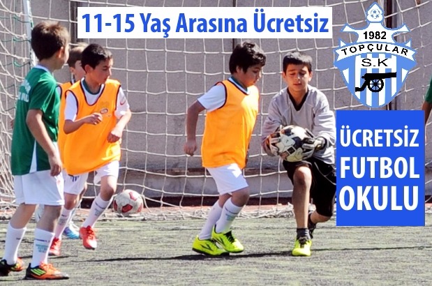 Topçularspor’dan ücretsiz futbol okulu