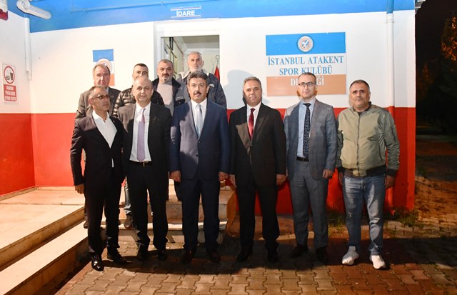 Belediye Başkanı Atakentspor’u ziyaret etti