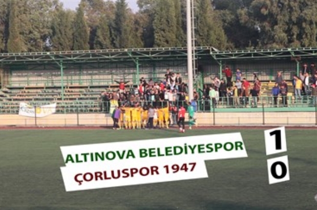 Altınova Belediyespor seriyi 4 maça çıkardı