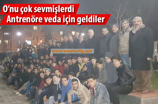 antrenore-veda-icin-geldiler