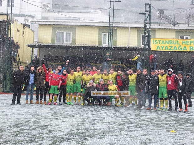 Soğuk havayı Ayazağaspor’un golleri ısıttı