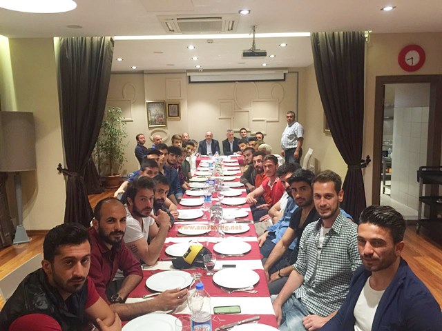 Çengelköyspor’da veda yemeği
