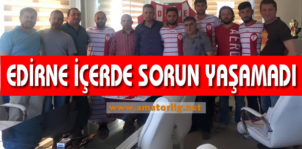 Edirne Belediyesi Edirnespor’da imza şov
