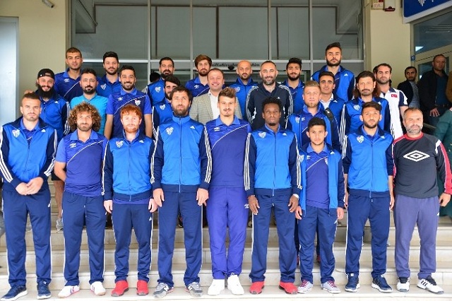 Erbaaspor Başkan Yıldırım’ı ziyaret etti