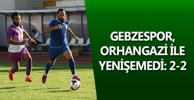 Gebzespor ikinci maçında da berabere kaldı