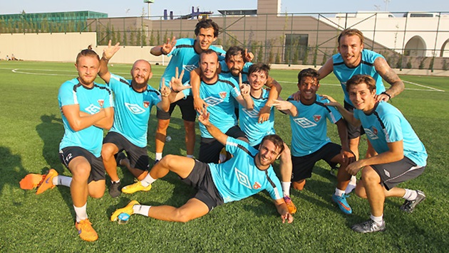 Bayrampaşaspor’da neşeli idman