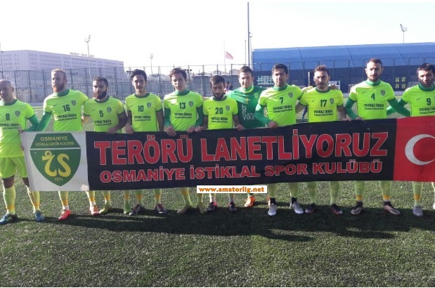 İstiklalspor’dan anlamlı pankart
