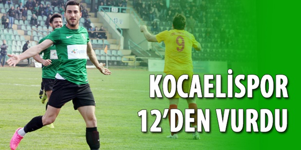 Kocaelispor üst üste 12. maçını da kazandı