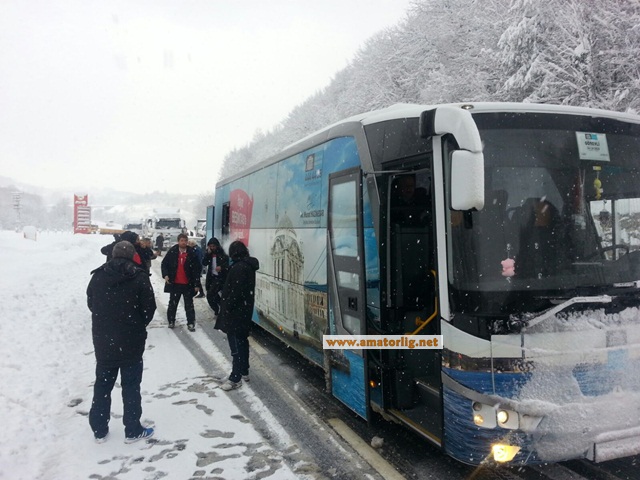 Leventspor Akçakoca’da mahsur kaldı