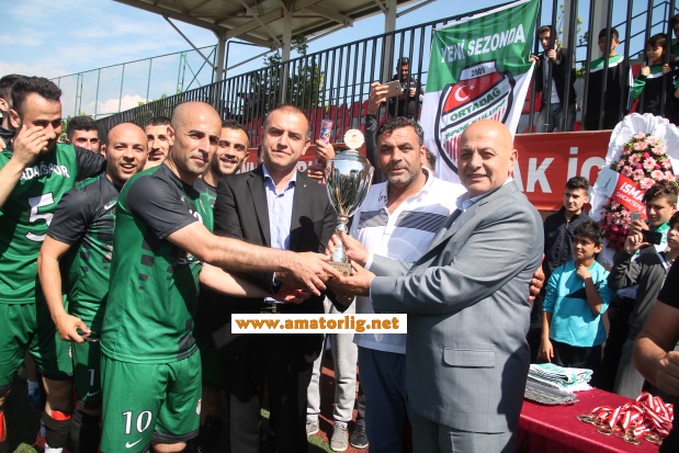 Ortadağspor Şampiyonluk kupasını aldı
