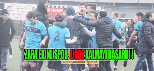 Zara Ekinlispor ligde kalmayı başardı